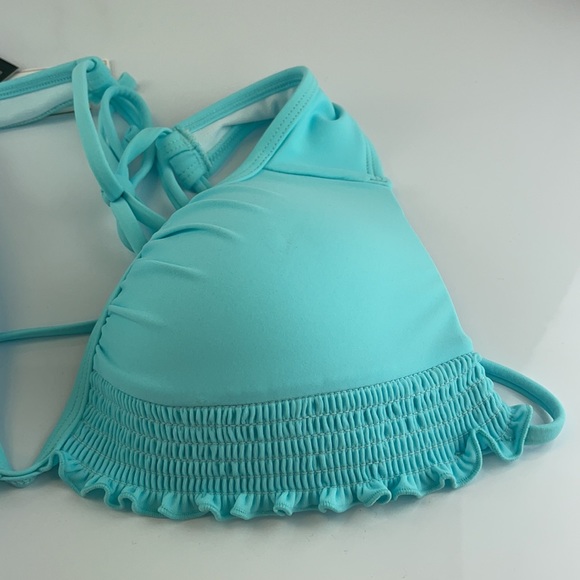 Salt Swimwear Swim 43 Salt Cove Juniors Smocked Triangle Bikini